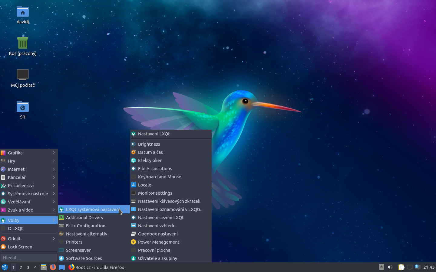 Lubuntu 19.04 - výchozí aplikace