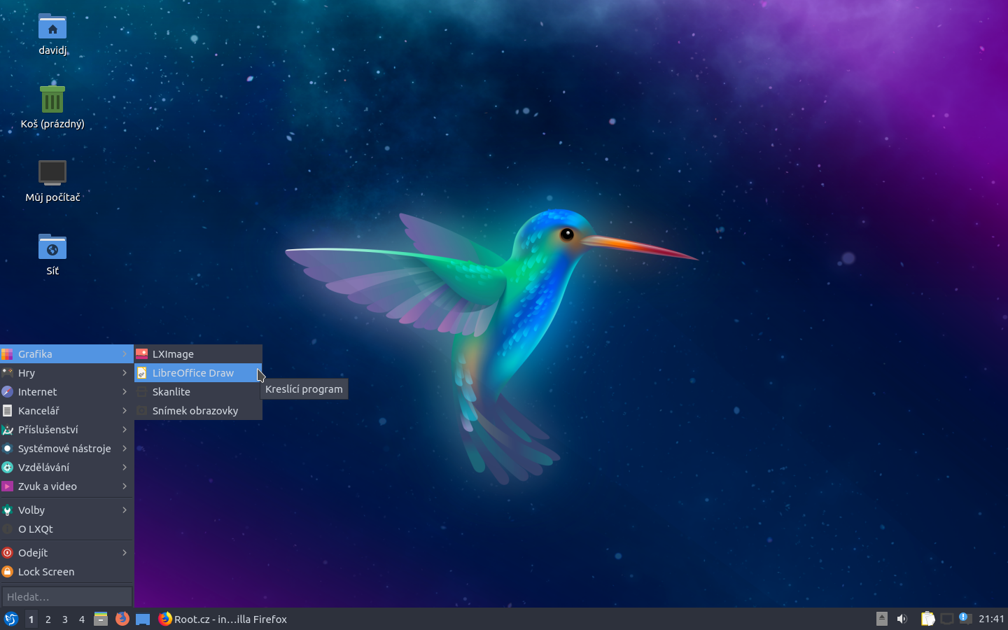 Lubuntu 19.04 - výchozí aplikace
