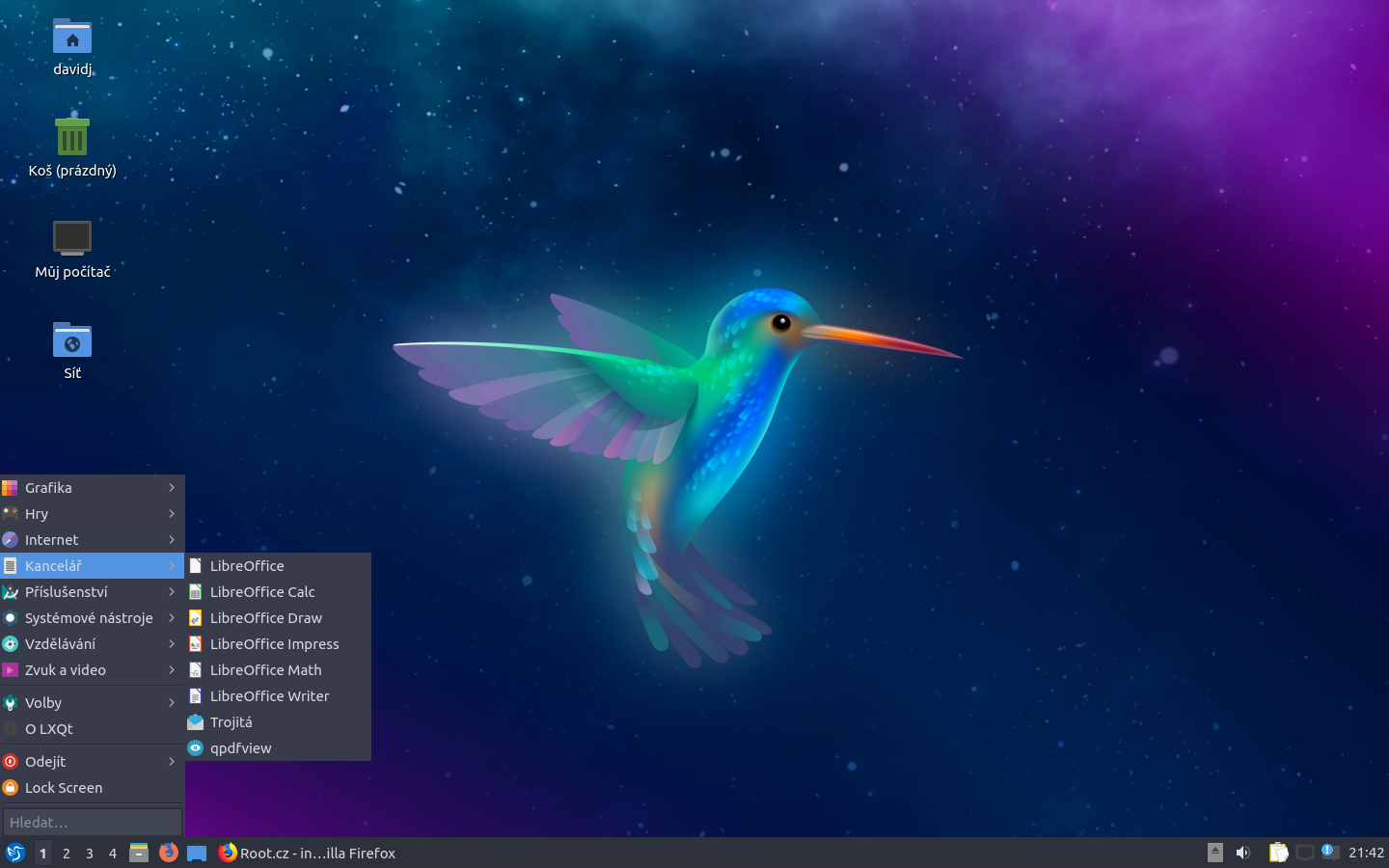 Lubuntu 19.04 - výchozí aplikace