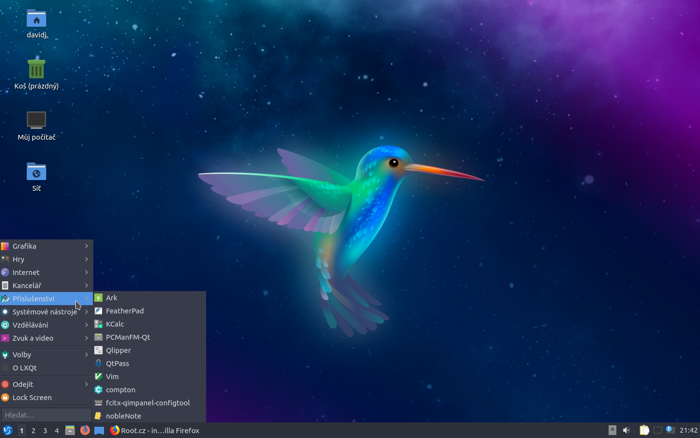 Lubuntu 19.04 - výchozí aplikace