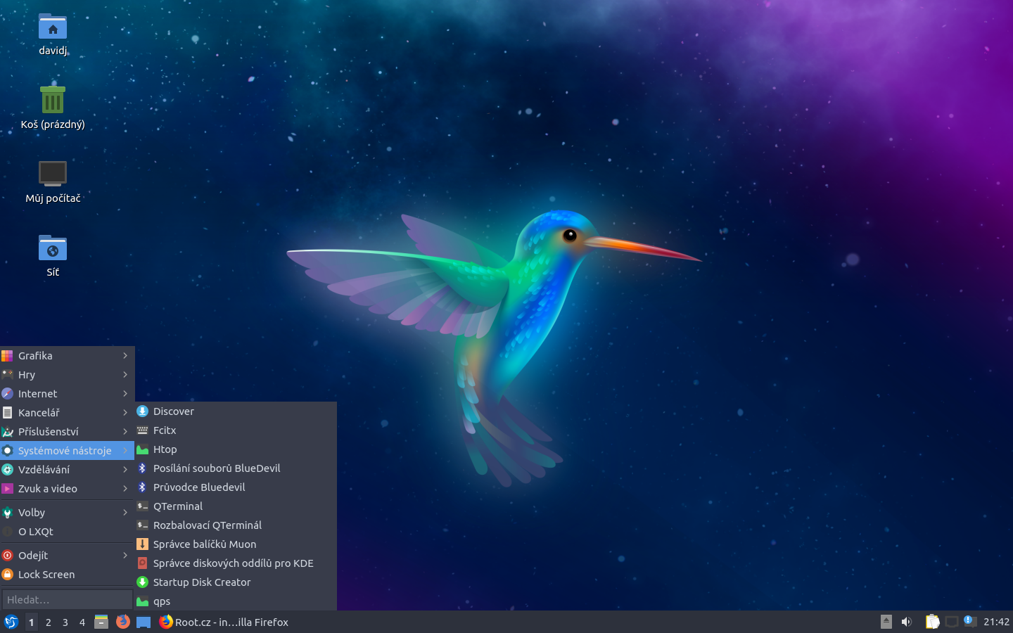 Lubuntu 19.04 - výchozí aplikace