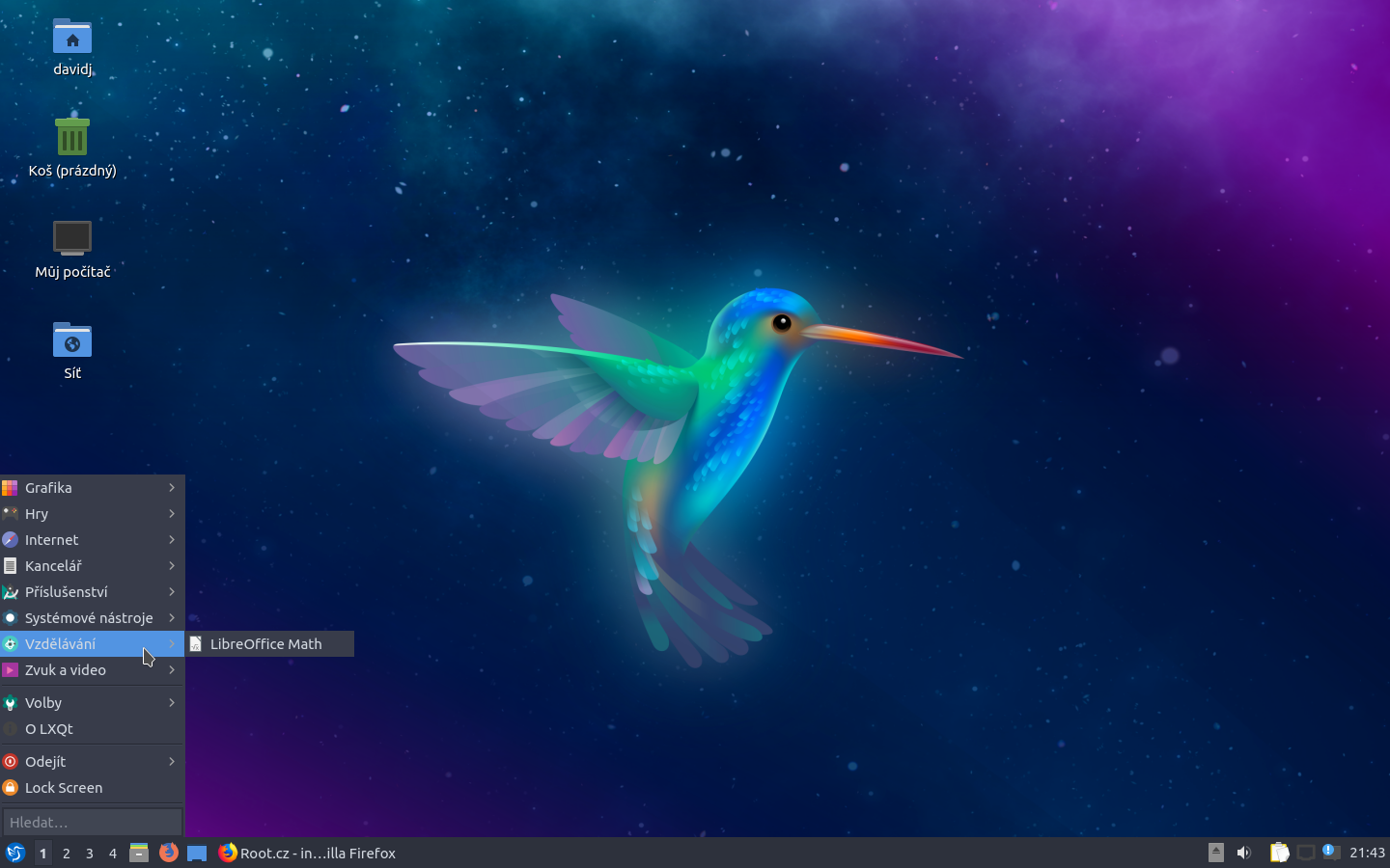Lubuntu 19.04 - výchozí aplikace