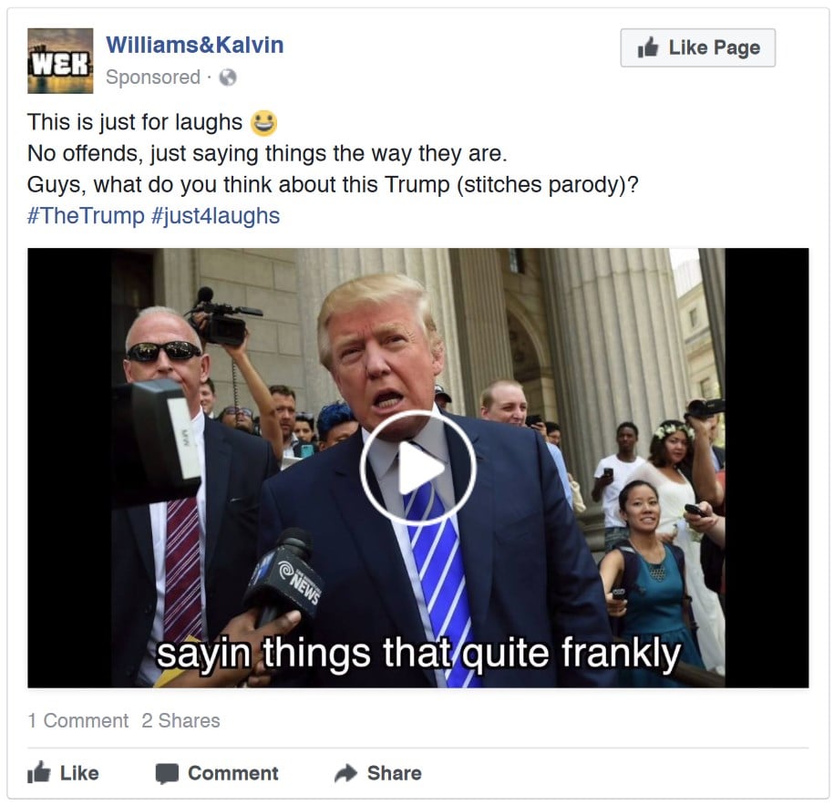 Propaganda na Facebooku a Instagramu: Ruskem placené reklamy