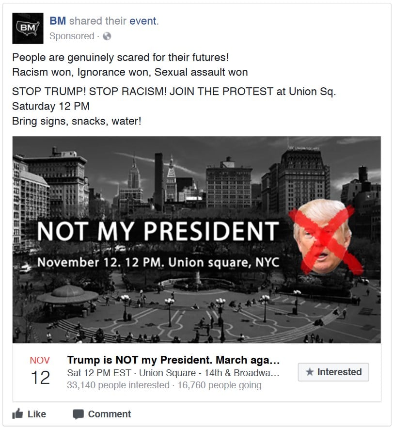 Propaganda na Facebooku a Instagramu: Ruskem placené reklamy