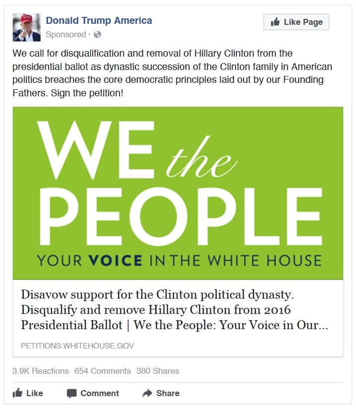 Propaganda na Facebooku a Instagramu: Ruskem placené reklamy