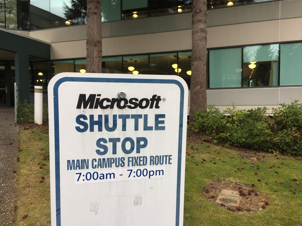 Centrála Microsoftu v Redmondu poblíž Seattlu