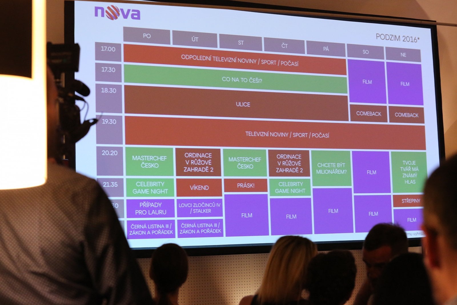 Tisková konference skupiny Nova k podzimnímu programu