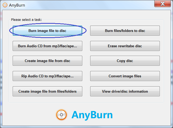 <p>AnyBurn neohromí rozhraním, ale jeho funkce jsou dostačující</p>