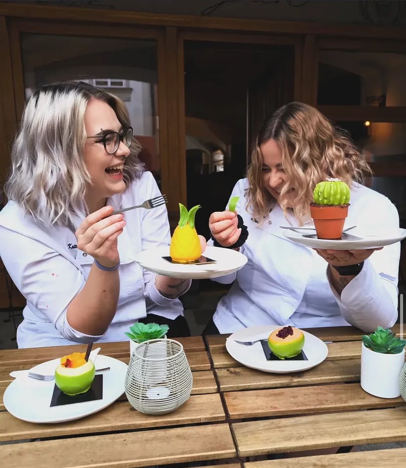 Kateřina Marková a Lenka Návarová z Dezertérie