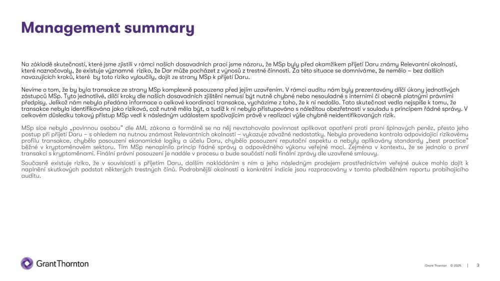 Bitcoin - kauza - ministerstvo spravedlnosti - audit