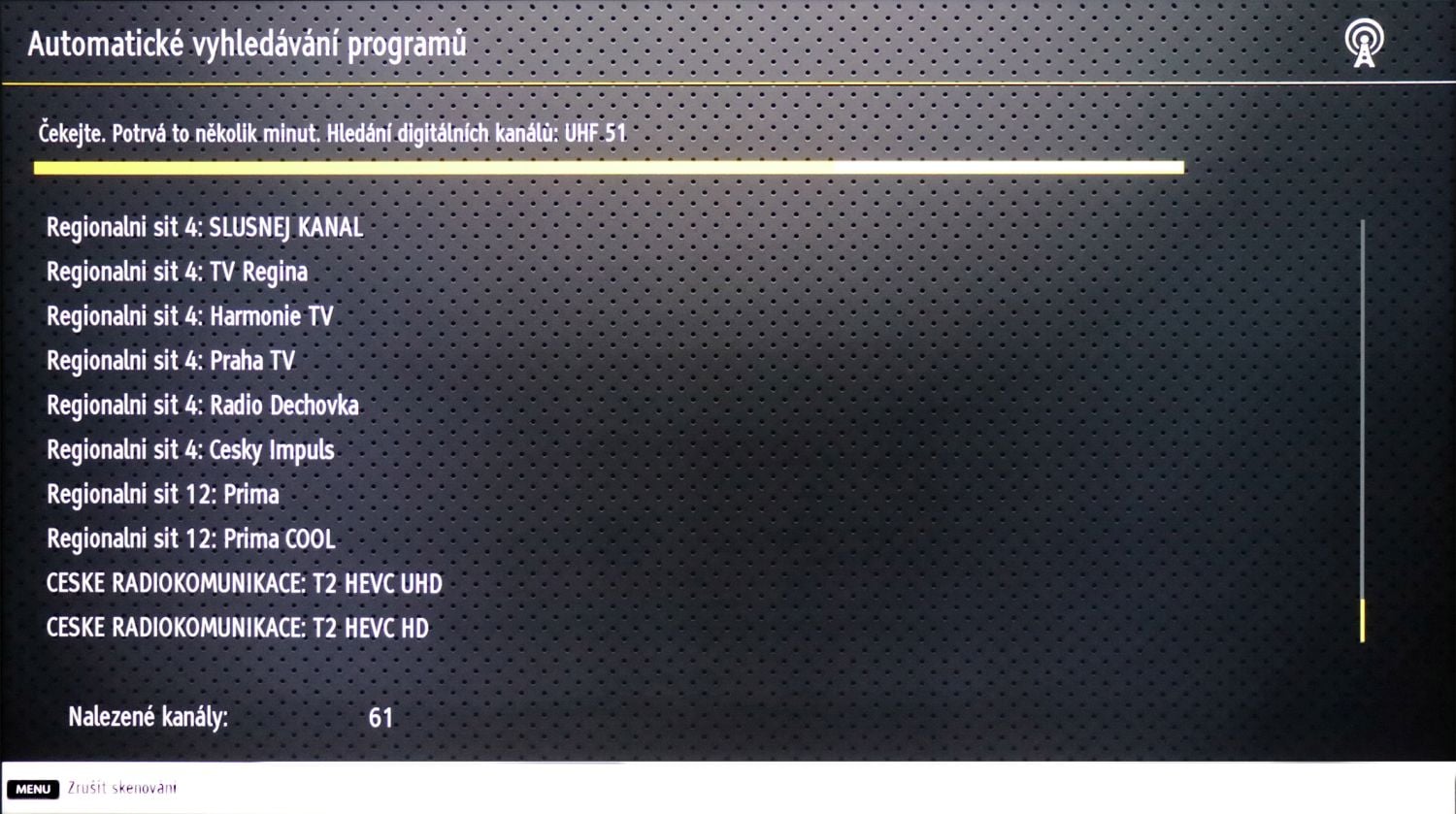 JVC LT55VUA - instalace