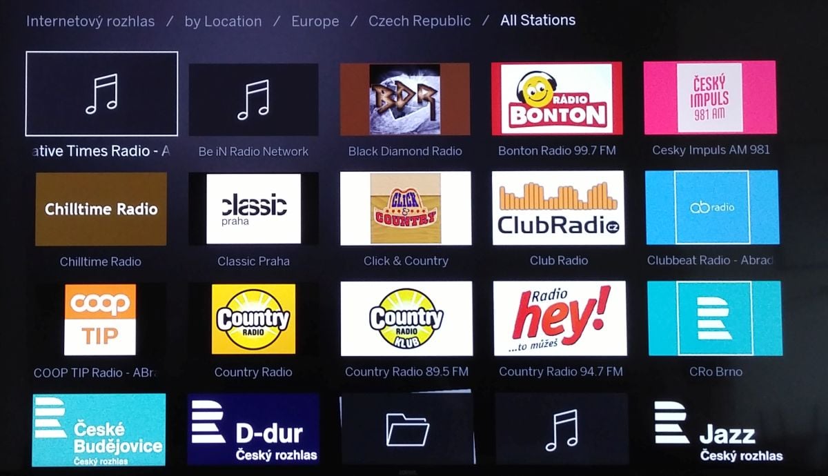 Loewe Bild 3 - internetový rozhlas