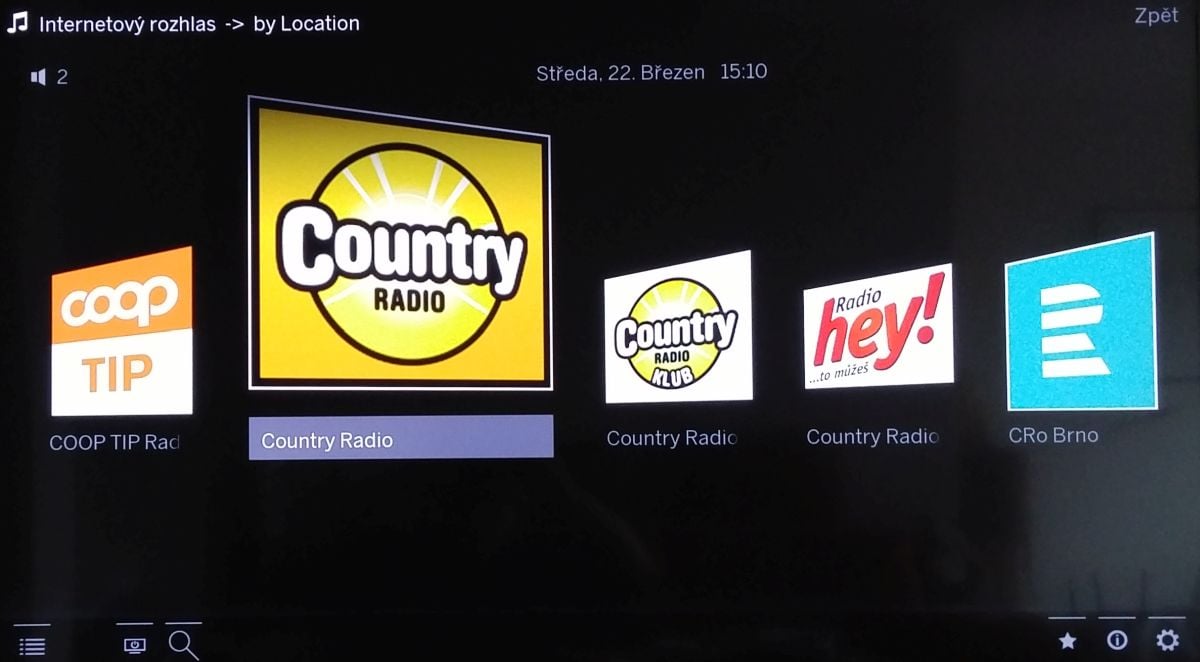 Loewe Bild 3 - internetový rozhlas