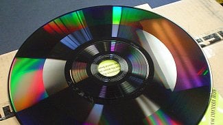 RCA CED disk bez cartridge