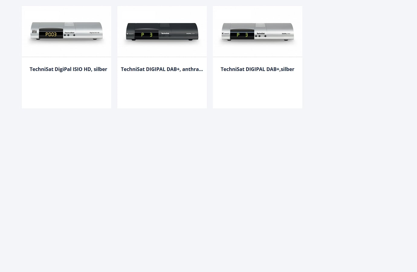 Freenet TV - přehled všech přístrojů, vzestupně dle ceny