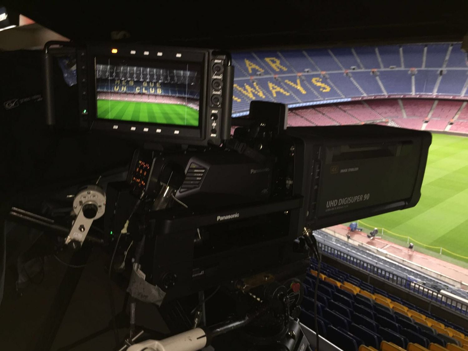 Panasonic AK-UC3000-profesionální 4K kamery na El Clásico