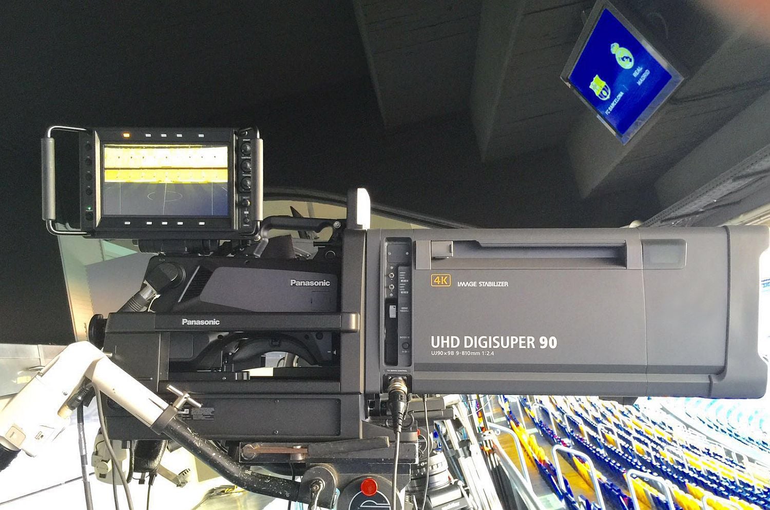 Panasonic AK-UC3000-profesionální 4K kamery na El Clásico