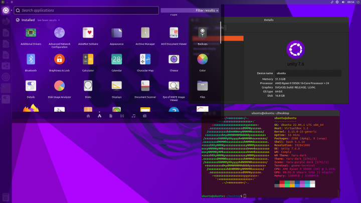 Ubuntu Unity 22.04.1