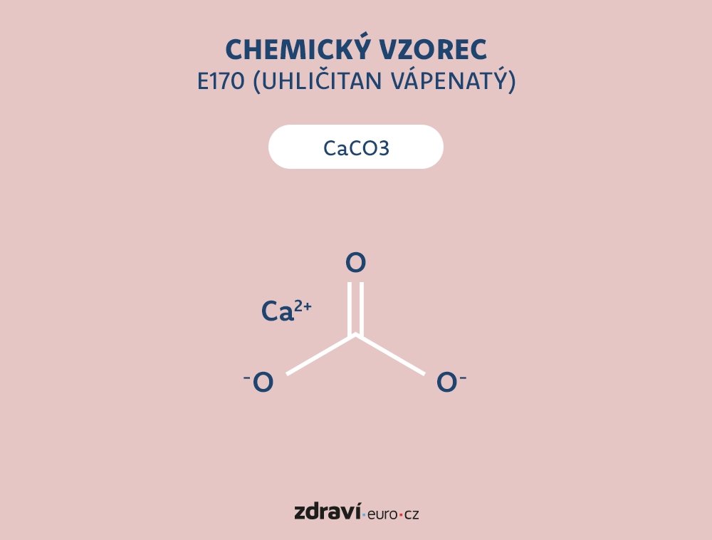 Chemický vzorec uhličitanu vápenatého
