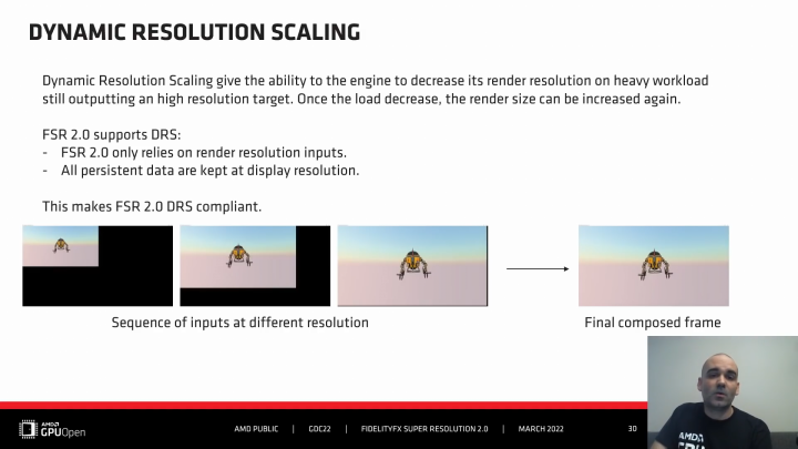 Prezentace FSR 2.0 na GDC 2022 15