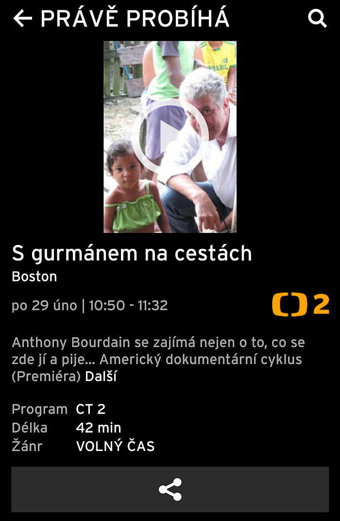 živé vysílání...