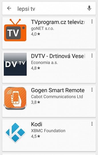 Lepší.TV - televize online - Apps on Google Play