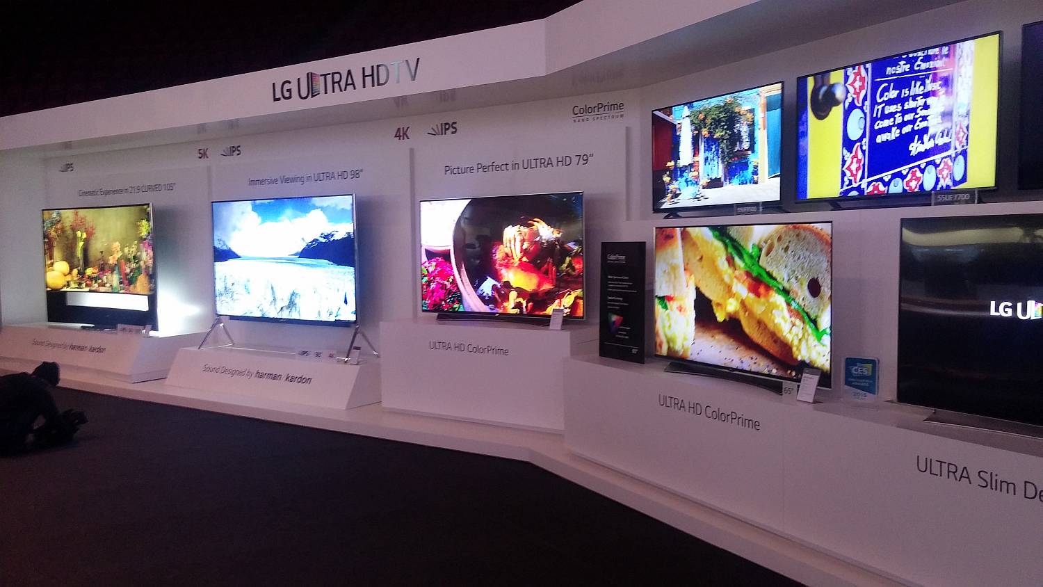 Ultra HD televizory s panely LCD IPS.