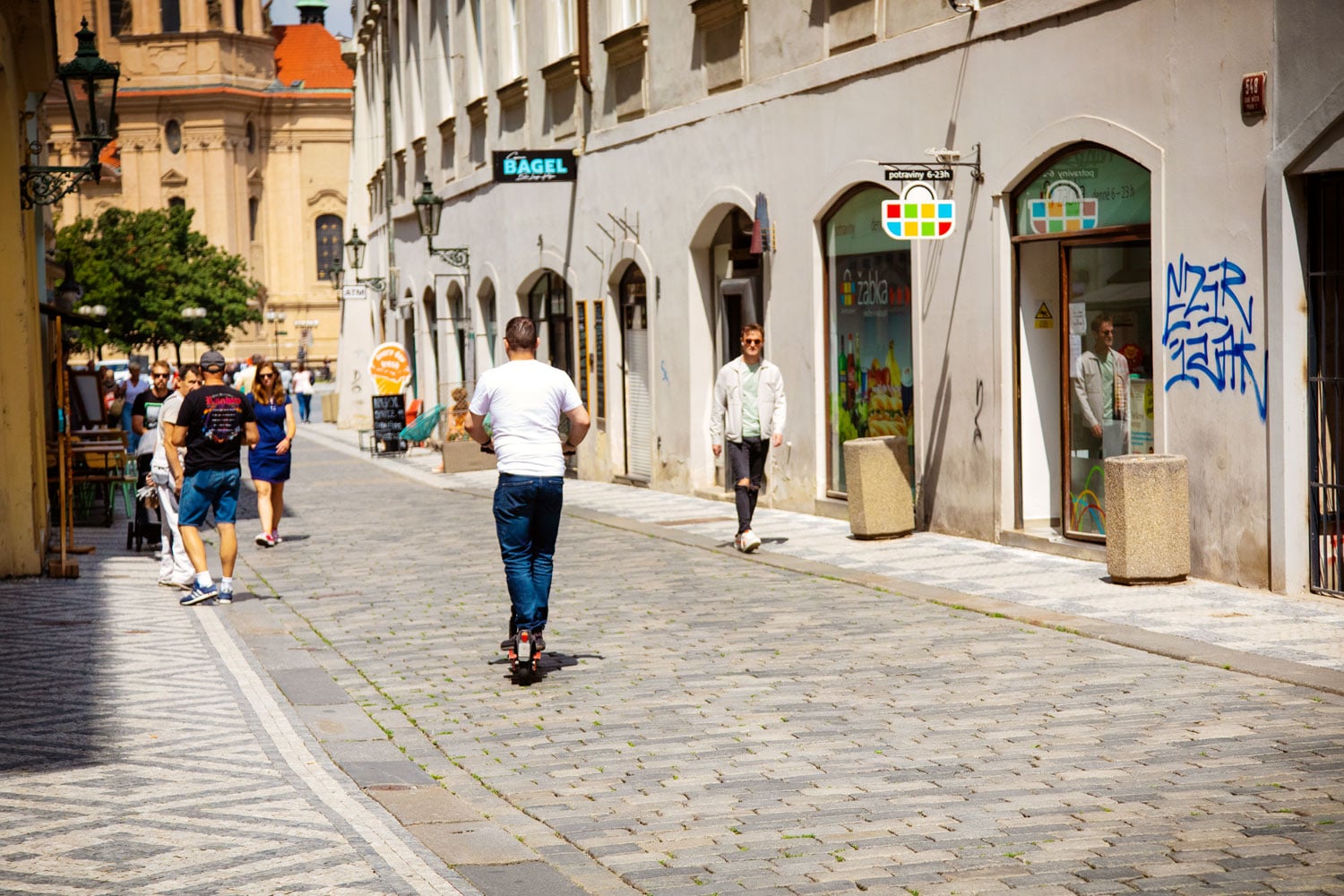 Sdílené koloběžky, Praha, 8. 7. 2021