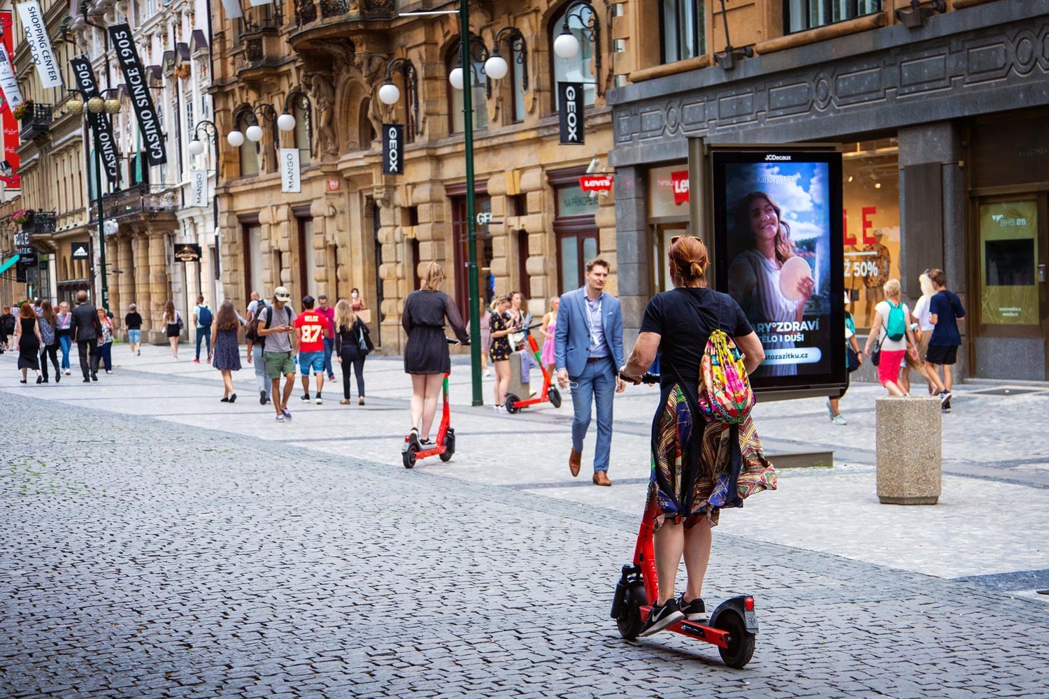 Sdílené koloběžky, Praha, 8. 7. 2021