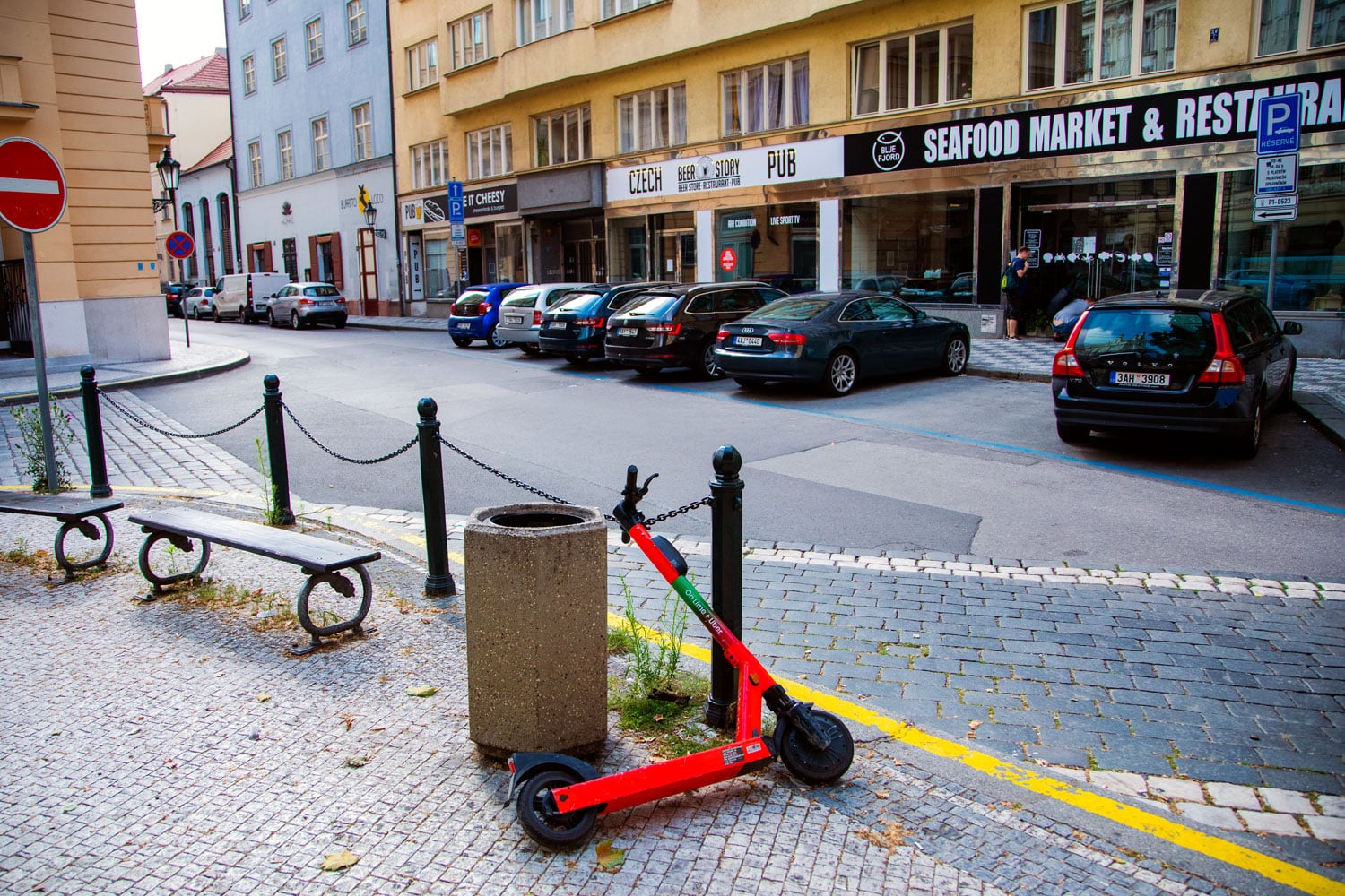 Sdílené koloběžky, Praha, 8. 7. 2021