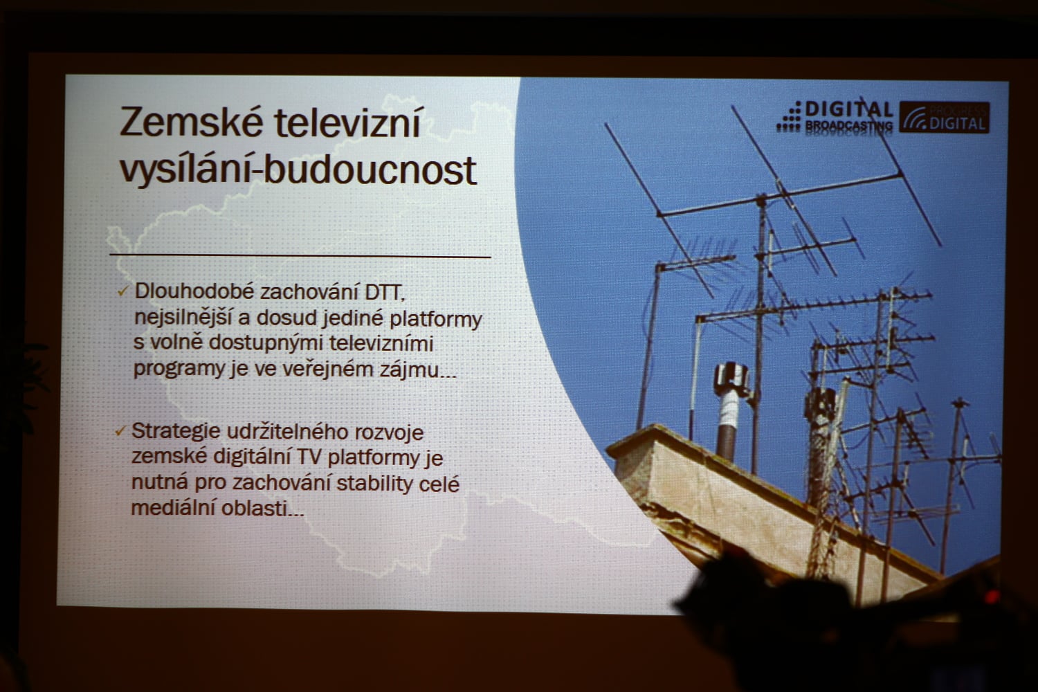Tisková konference Digital Broadcasting, leden 2018