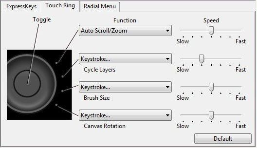 Wacom Intuos4 software