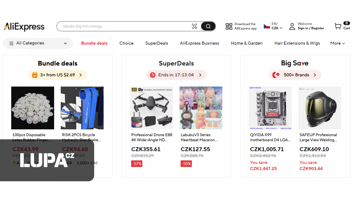 AliExpress nedostatečně brání prodeji nezákonného zboží, říká Evropská komise a hrozí pokutou
