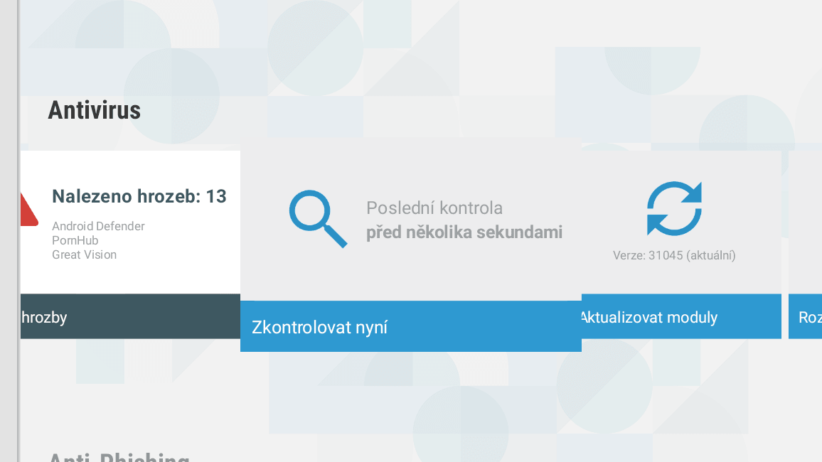 ESET Smart TV Security, antivir pro chytré televize s Androidem
