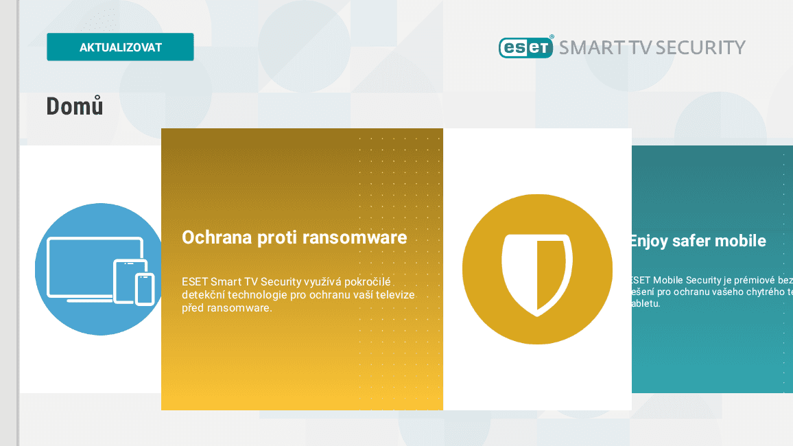ESET Smart TV Security, antivir pro chytré televize s Androidem