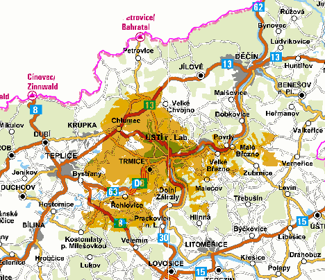 Ústí nad Labem - Klíše (kanál 51)