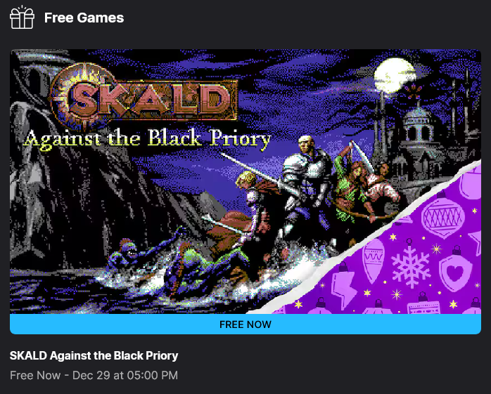 SKALD Against the Black Priory
