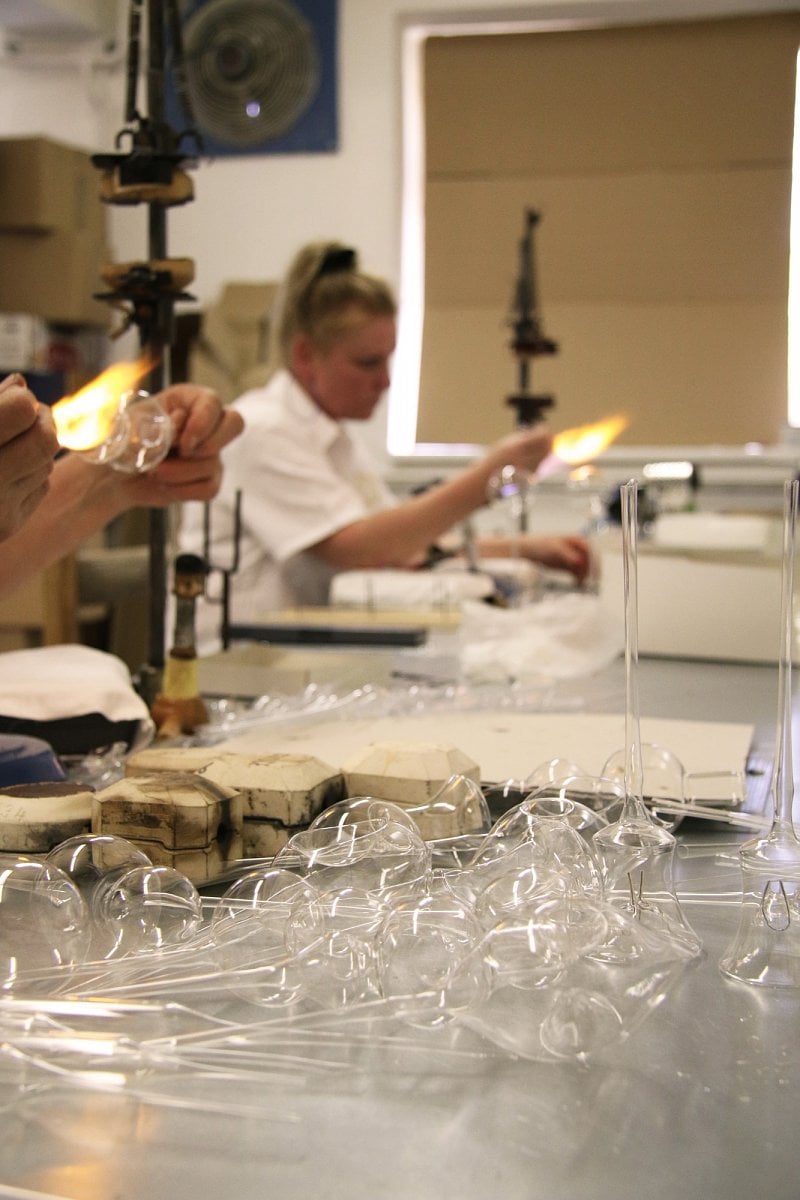 Pohled do výroby Decor by Glassor