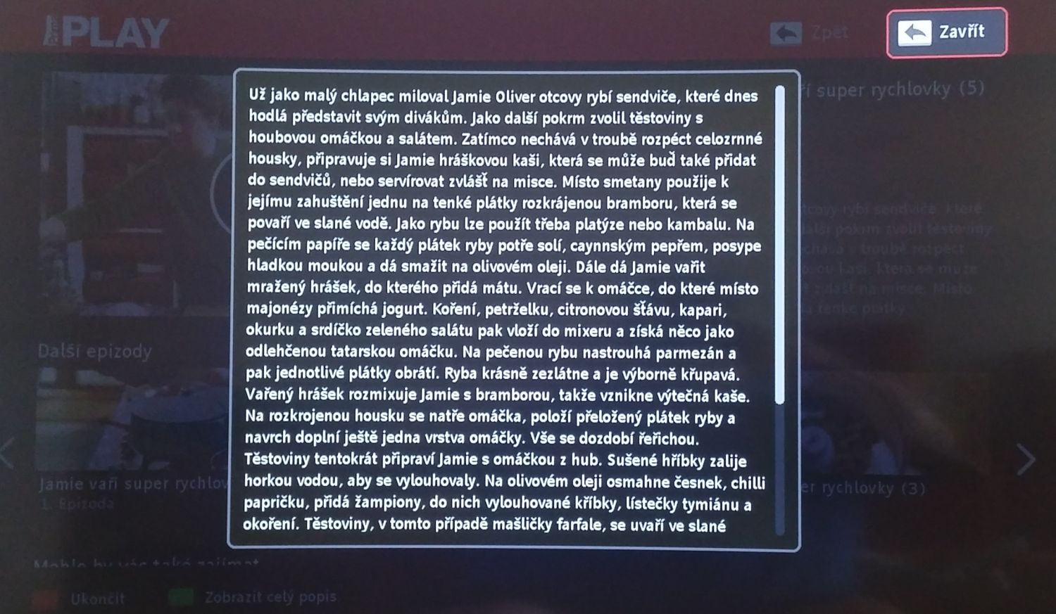 Takovéto rozšířené popisky si nechám líbit!