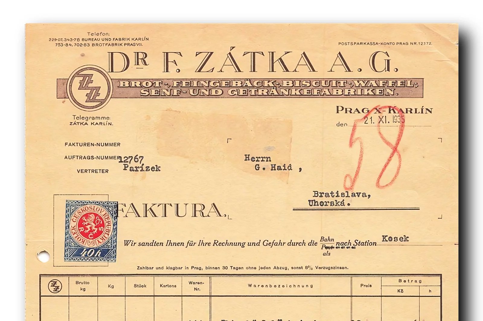 Historie firmy Zátka se datuje už od roku 1872.