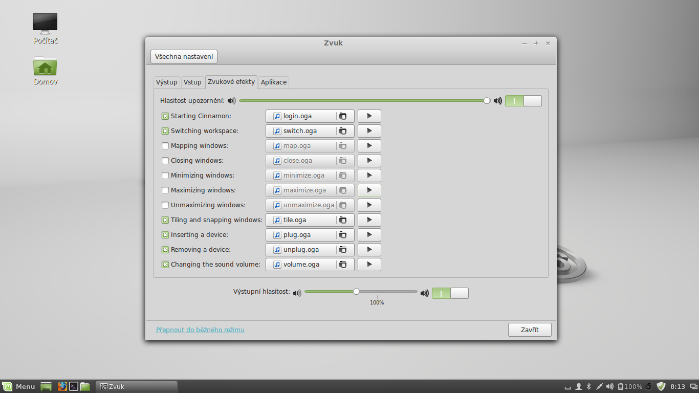 Linux Mint 16 Cinnamon
