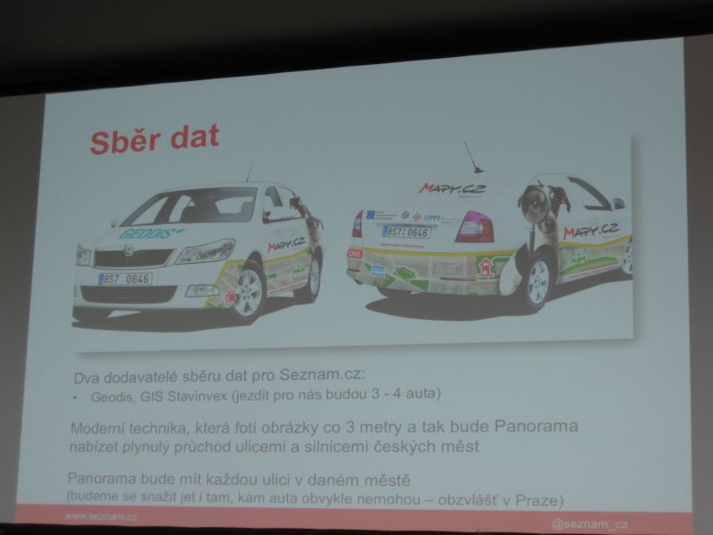 Data budou pro Seznam sbírat společnosti Geodis a GIS Stavinvex.
