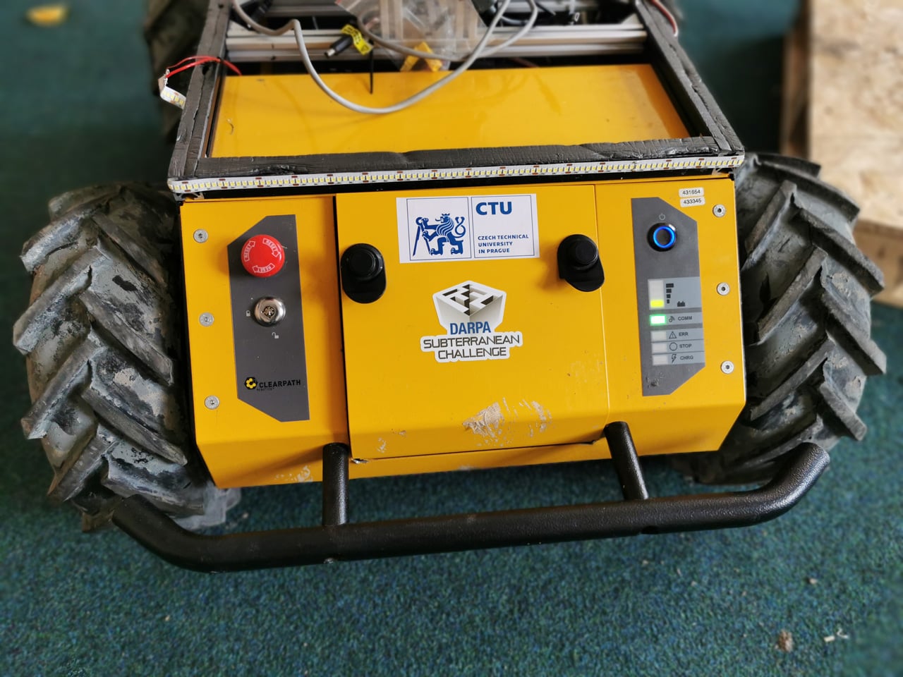 Roboti z Fakulty elektrotechnické na ČVUT