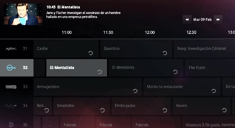 Funkce „Últimos 7 días“ neboli sedmidenní TV archiv
