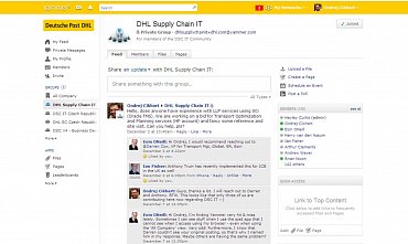 Yammer v podání DHL