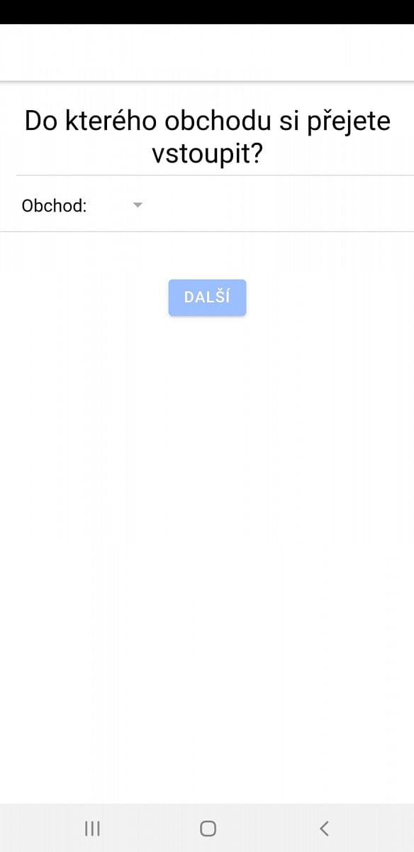 Bezobslužný obchod COOP Strakonice - aplikace Contio