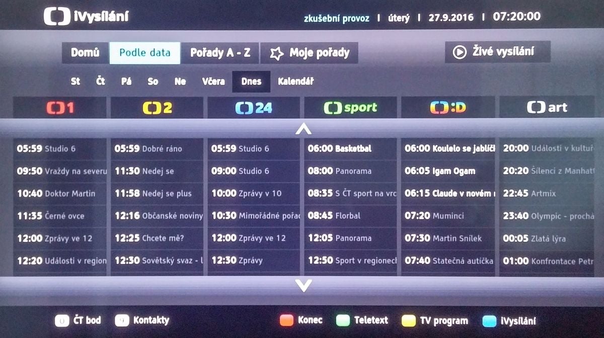 ČT - debata Clinton vs. Trump v HbbTV