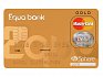 Zlatá platební karta Equa bank
