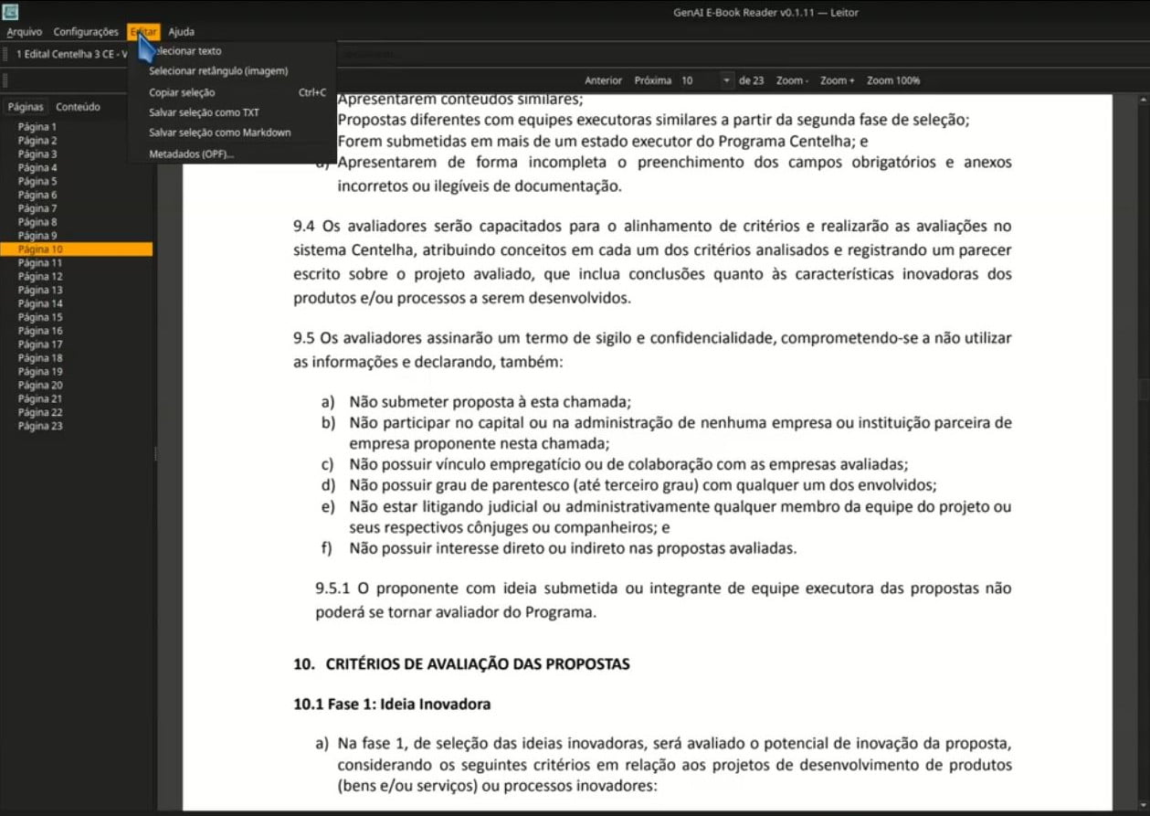 GenAI E‑Book Reader