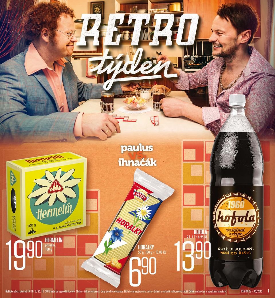 Lidl nasadil retro týden poprvé v červnu, pro úspěch ho v říjnu zopakoval s větším množstvím zboží